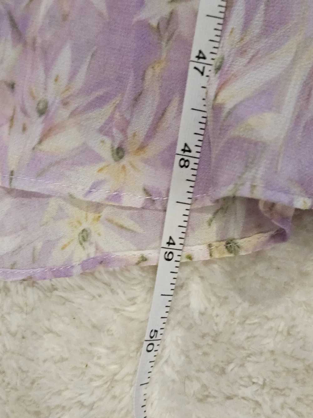 NWT Astr Pleated Midi Dress Size S Lavender Purple Floral Preppy Feminine - Picture 10 of 11